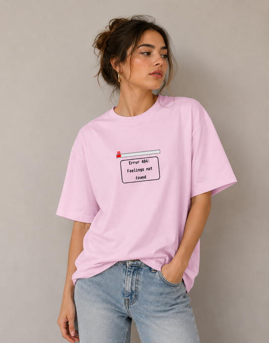 Unisex Error 404 Oversized Standard T-Shirt
