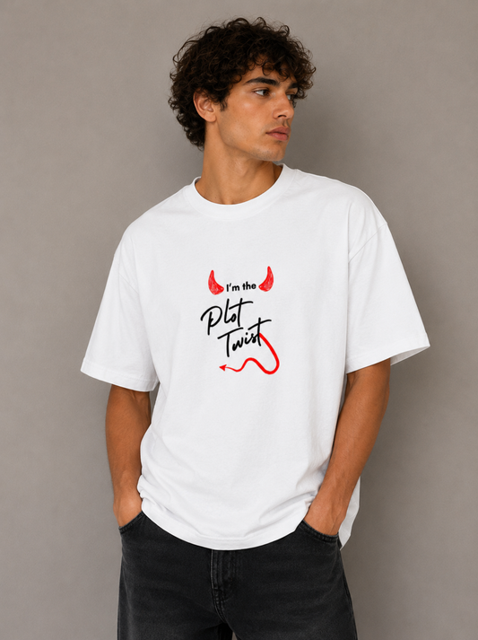 Unisex Plot Twist Oversized Standard T-Shirt