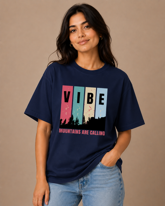 Unisex Mountain Vibe Oversized Standard T-Shirt