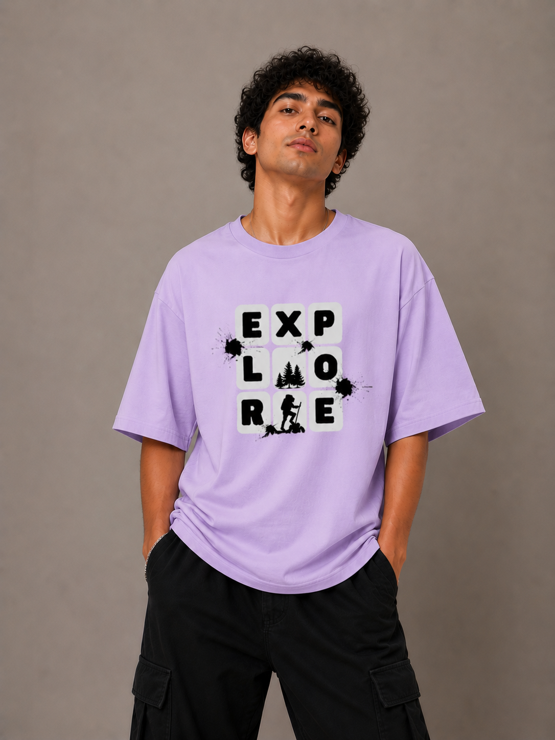 Unisex Explore Travel Oversized Standard T-Shirt