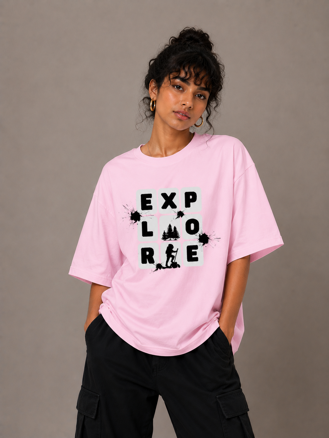 Unisex Explore Travel Oversized Standard T-Shirt