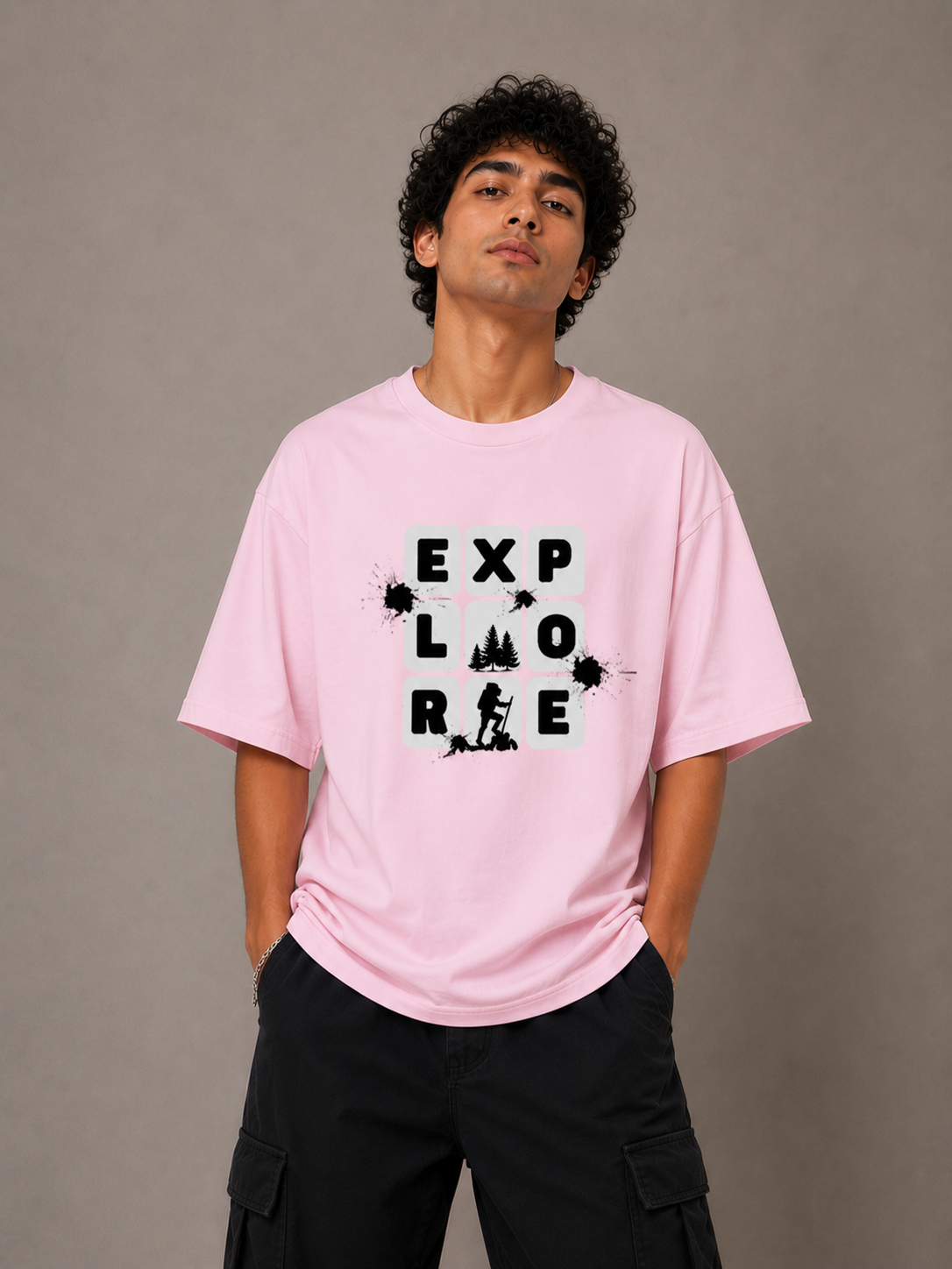 Unisex Explore Travel Oversized Standard T-Shirt