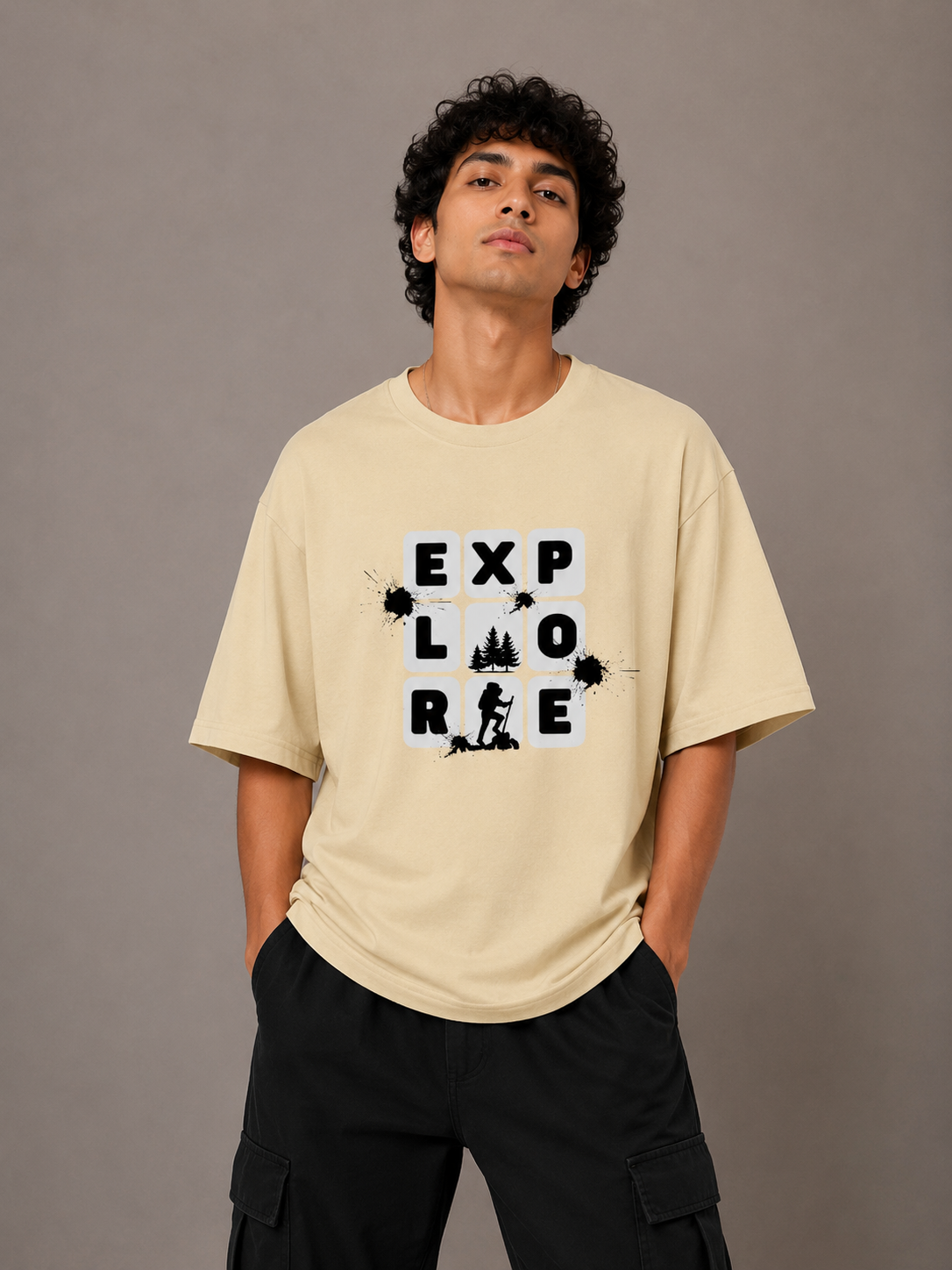 Unisex Explore Travel Oversized Standard T-Shirt
