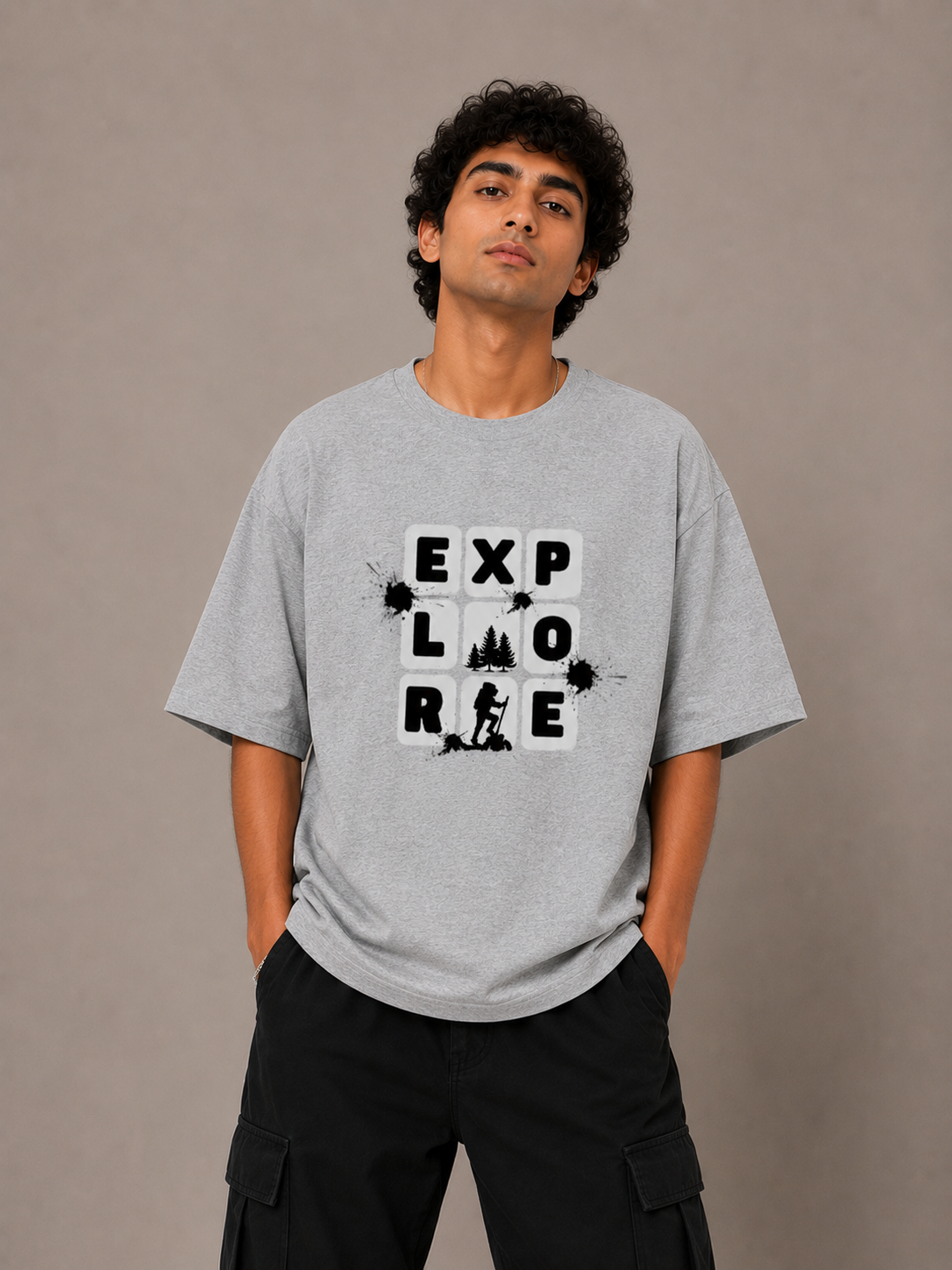 Unisex Explore Travel Oversized Standard T-Shirt