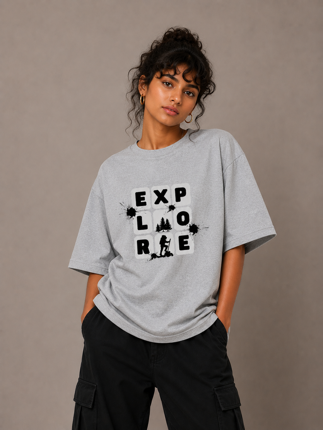Unisex Explore Travel Oversized Standard T-Shirt