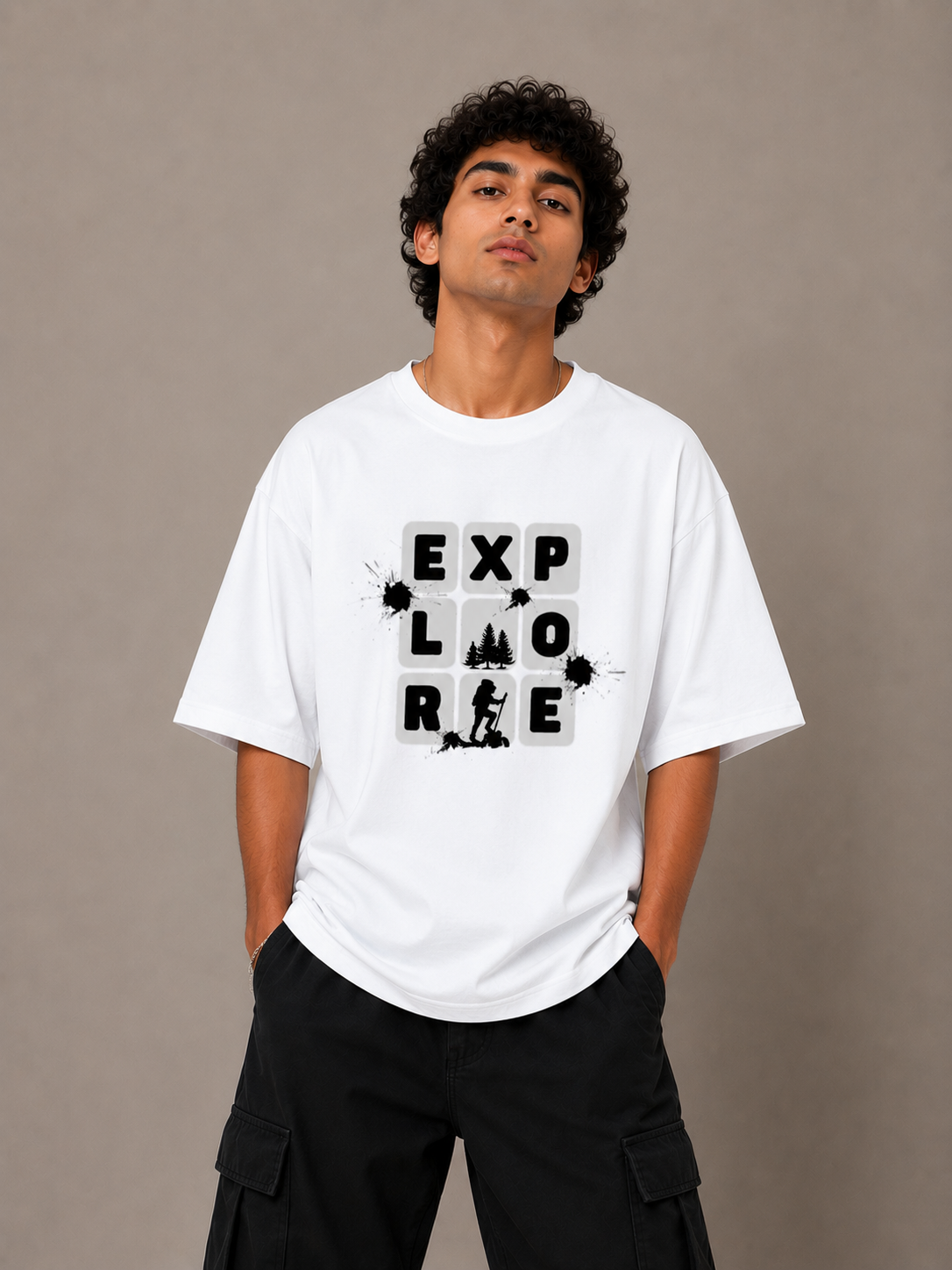 Unisex Explore Travel Oversized Standard T-Shirt