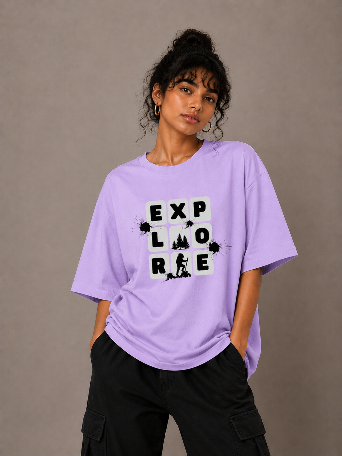 Unisex Explore Travel Oversized Standard T-Shirt