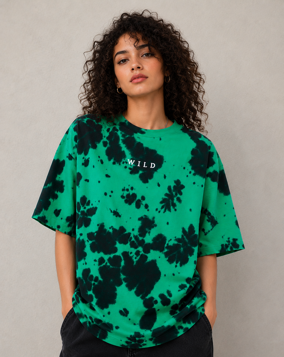 Unisex Wild Tie Dye Oversized T-Shirt
