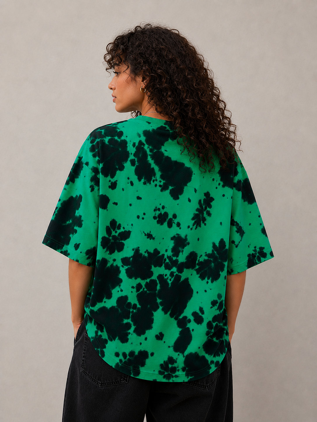 Unisex Wild Tie Dye Oversized T-Shirt