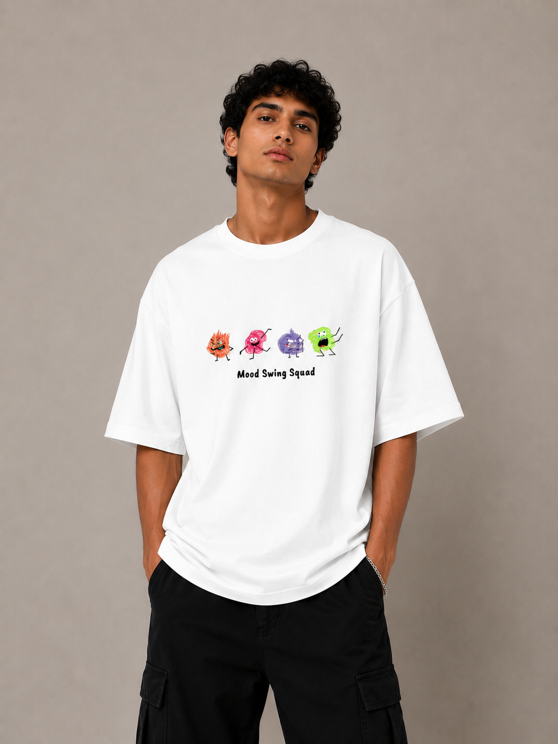 Unisex Mood Swing Squad Oversized Standard T-Shirt