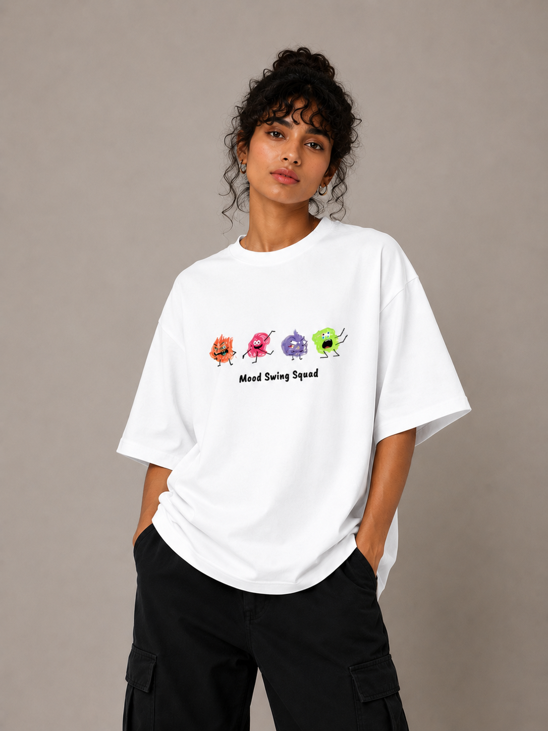 Unisex Mood Swing Squad Oversized Standard T-Shirt