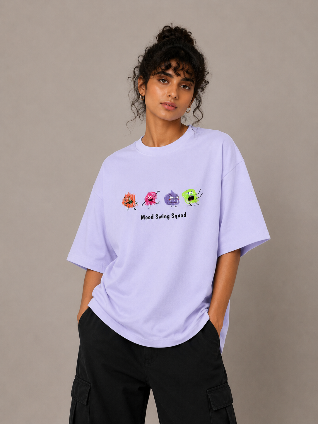 Unisex Mood Swing Squad Oversized Standard T-Shirt