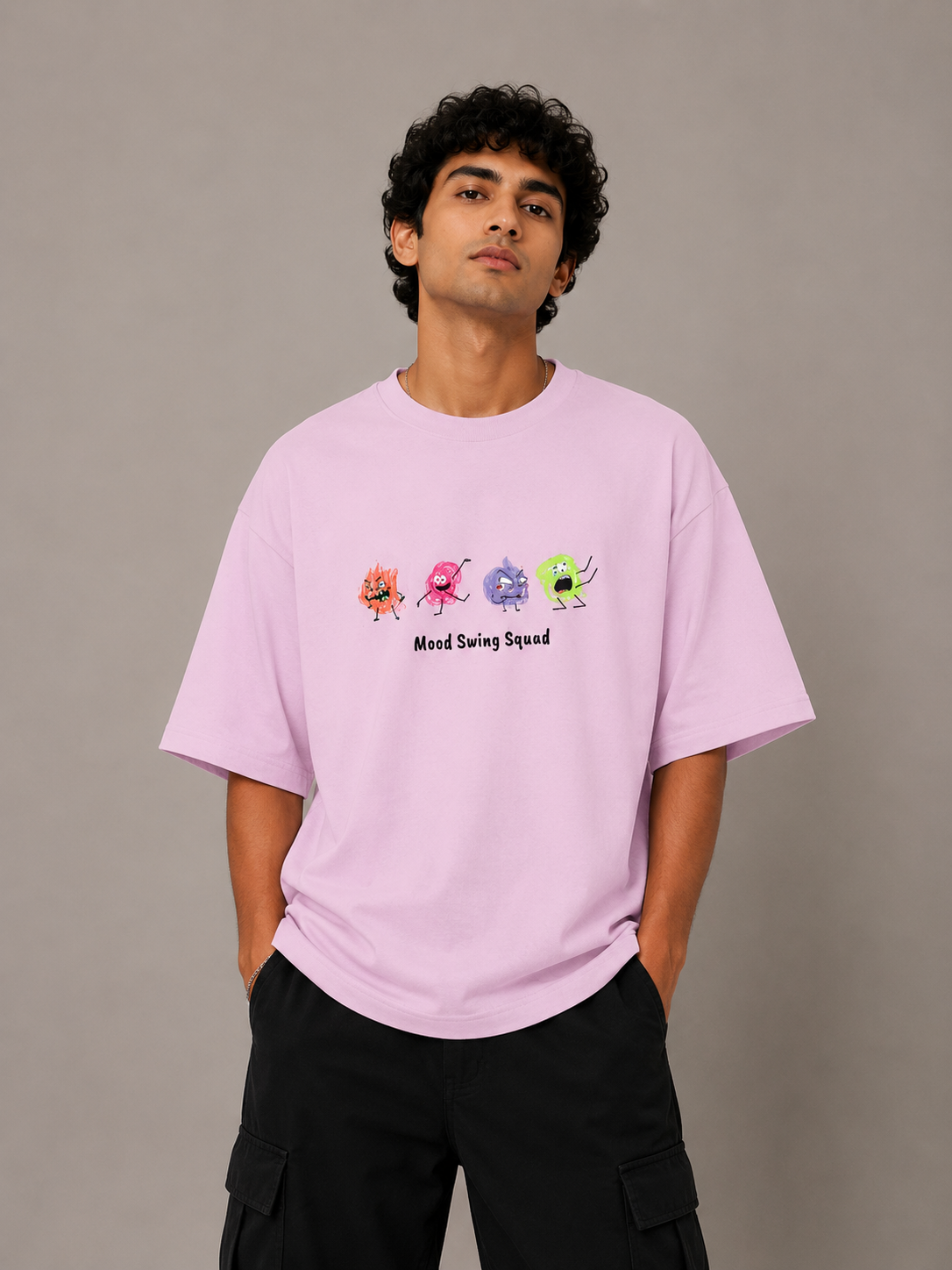 Unisex Mood Swing Squad Oversized Standard T-Shirt