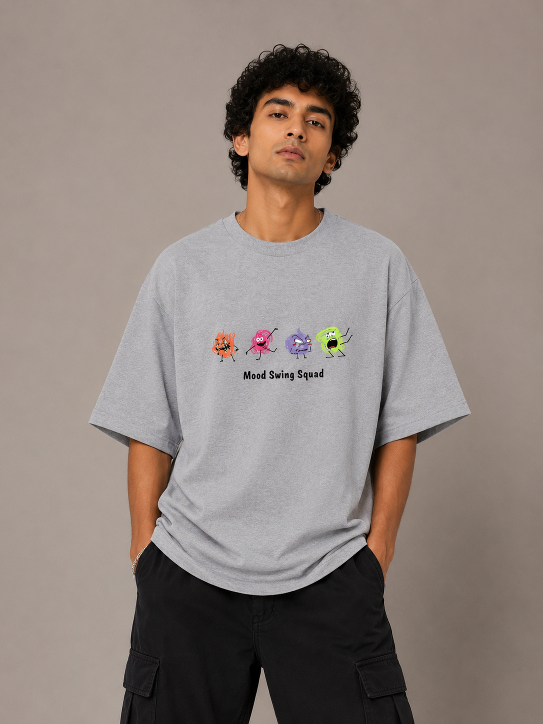 Unisex Mood Swing Squad Oversized Standard T-Shirt