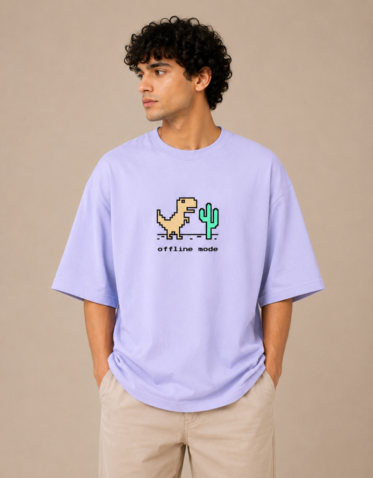 Unisex Offline Mode Oversized Standard T-Shirt