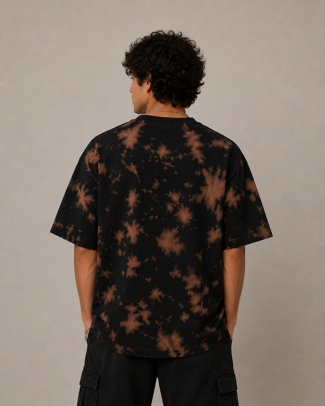 Unisex Cosmos Tie Dye Oversized T-Shirt