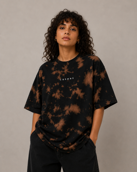 Unisex Cosmos Tie Dye Oversized T-Shirt