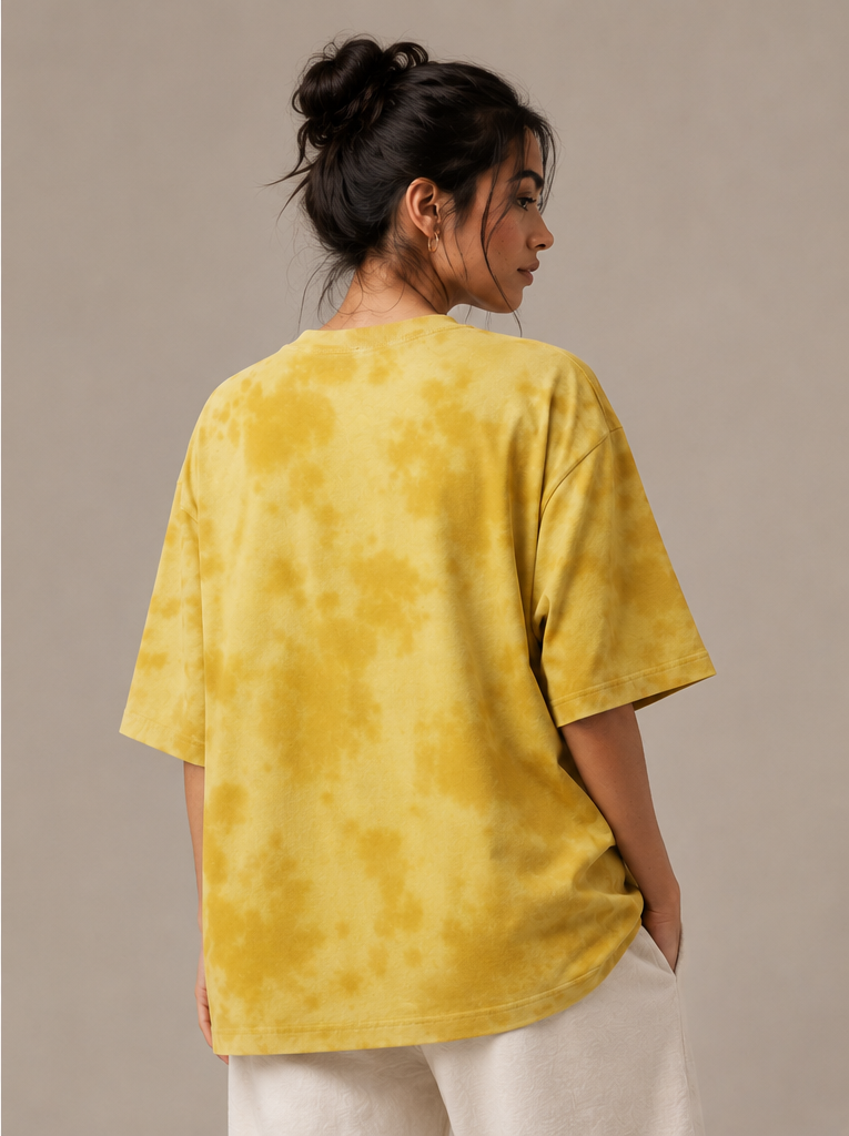 Unisex Believe Tie Dye Oversized T-Shirt